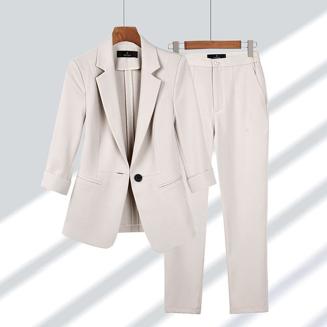 Levoire | Blazer Et Costume Classique Beige (Seulement 5 unités restantes)
