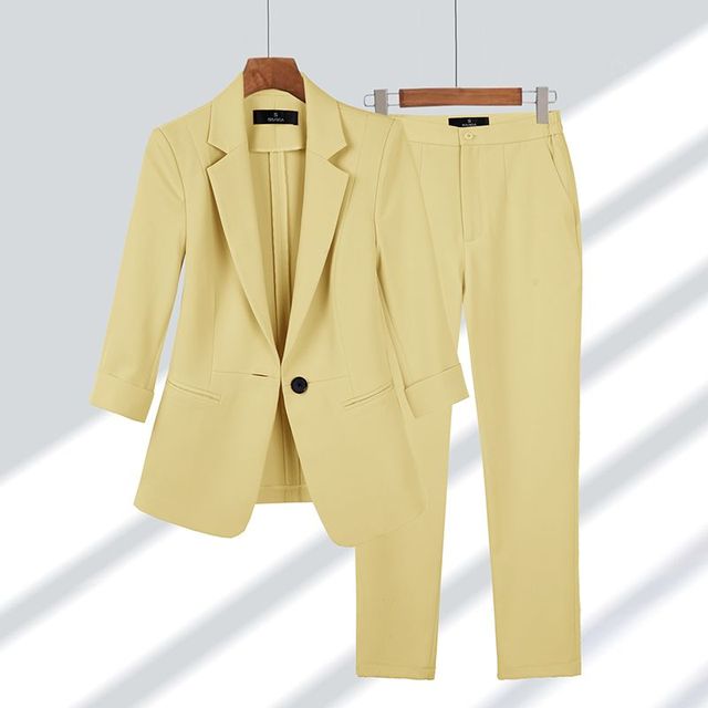 Levoire | Ensemble veste et pantalon Gelb