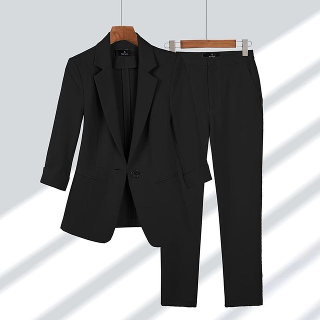 Levoire | Ensemble veste et pantalon Noir