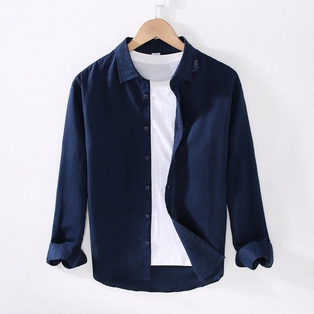 Levoire | Chemise Légère À Manches Longues Et Boutons Émeraude