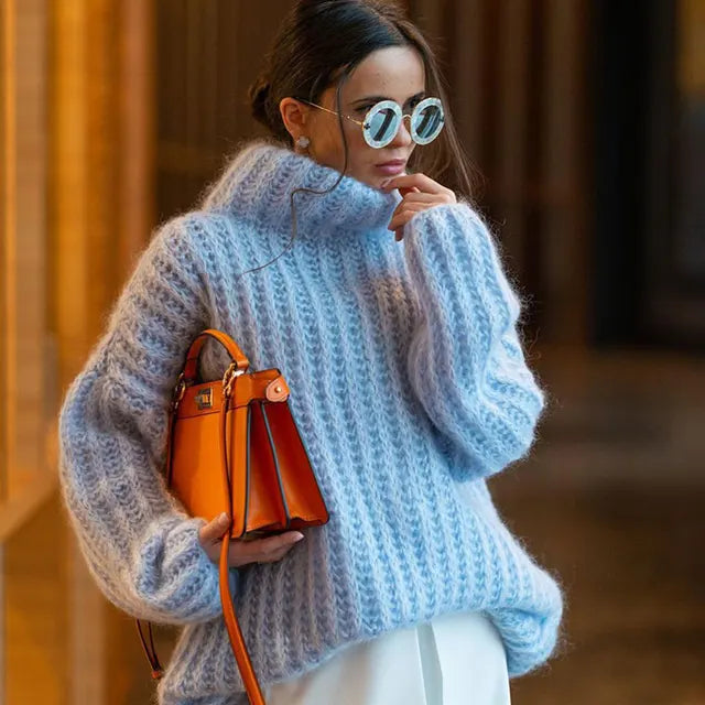 Arianne™ | Pull tricoté Bleu