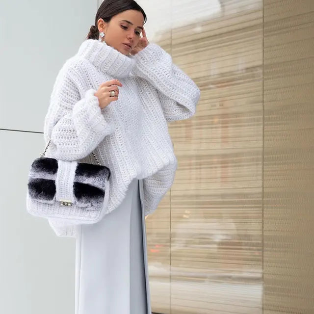 Arianne™ | Pull tricoté Blanc