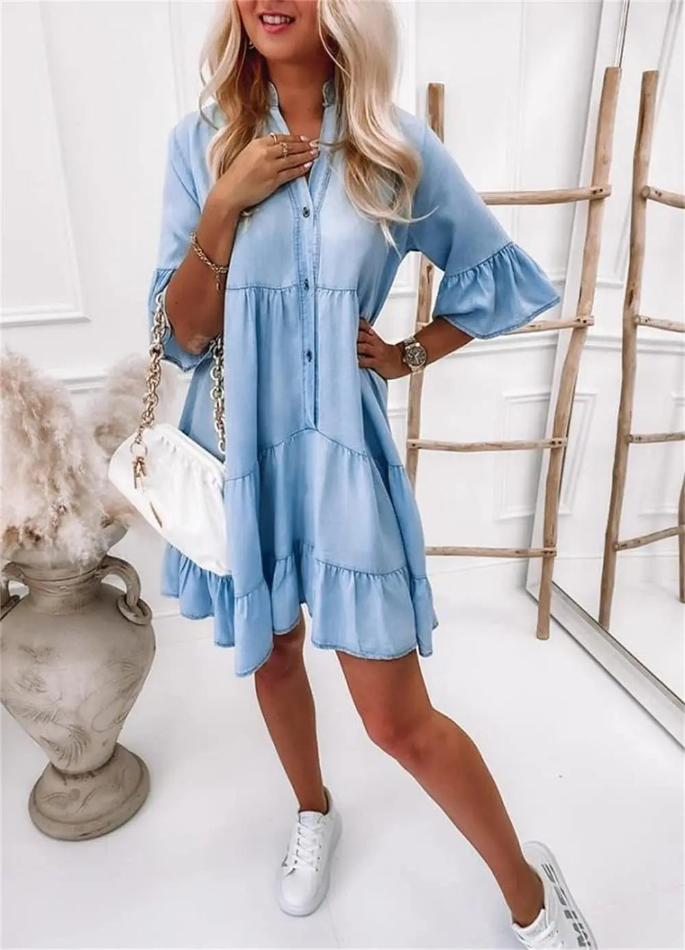 Levoire | Robe décontractée en denim