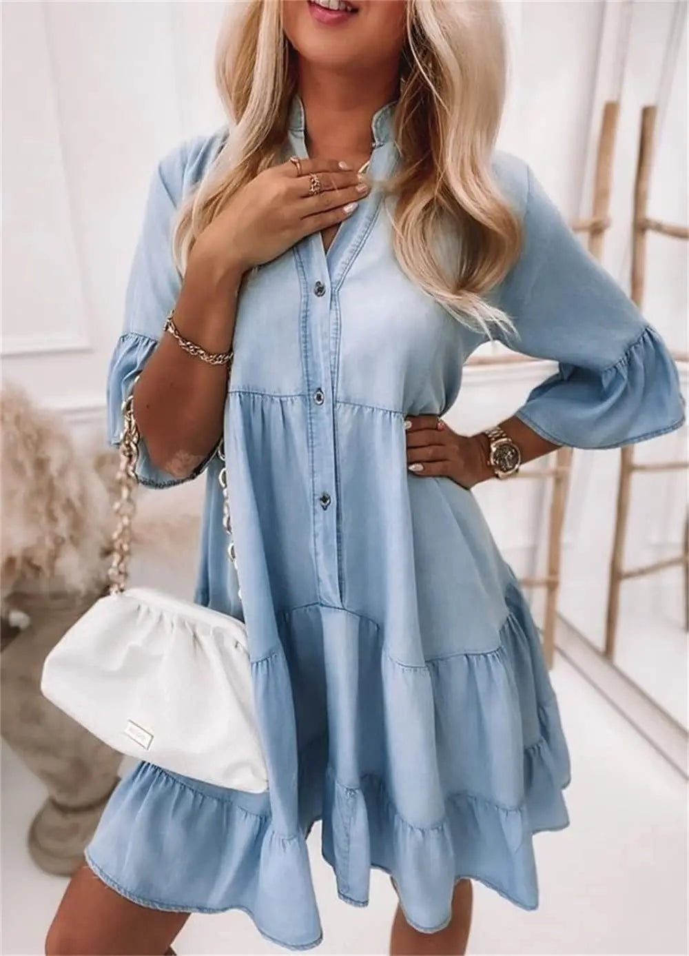 Levoire | Robe décontractée en denim