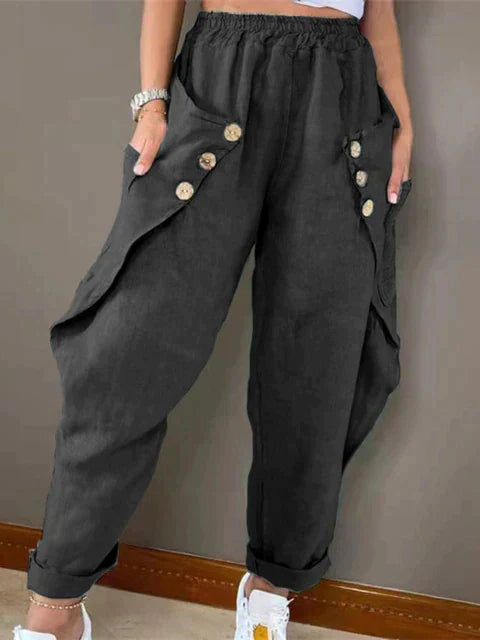 Levoire | Pantalons Au Style Rétro Noir