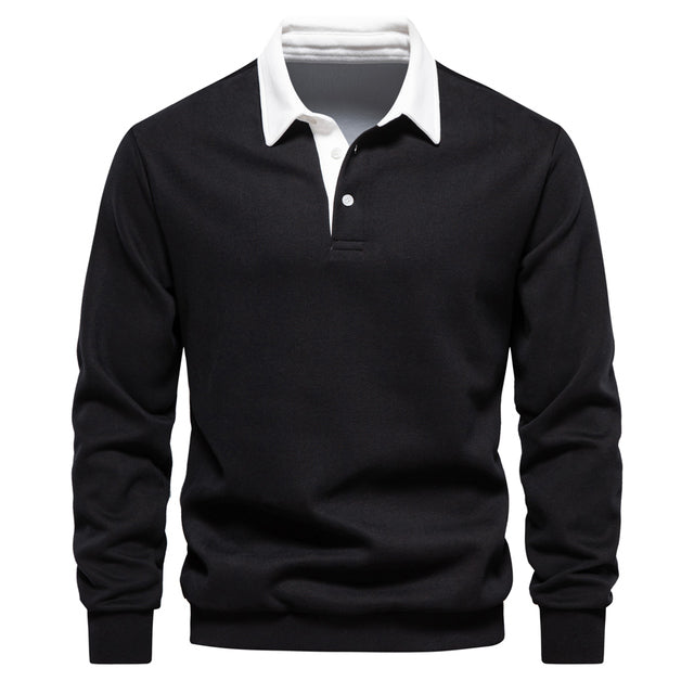 Levoire | Pull Polo Pour Hommes Noir