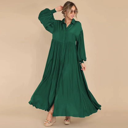 Levoire | Robe maxi élégante et décontractée Vert