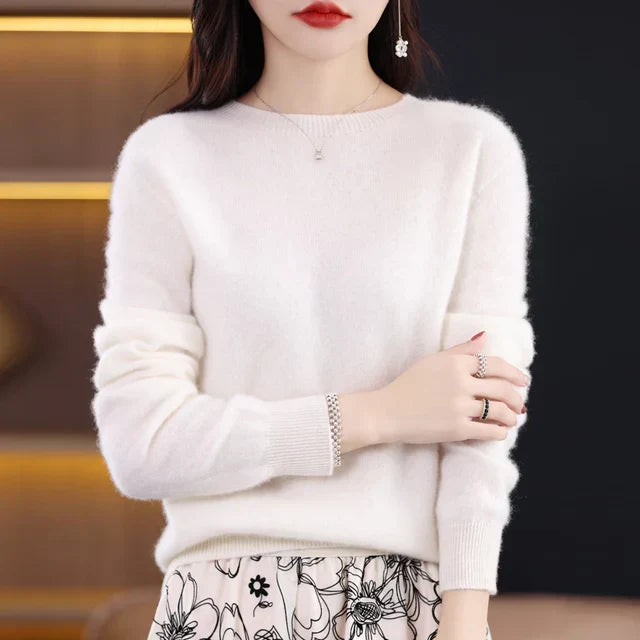 Levoire | Pull Décontracté Pour Femmes Blanc