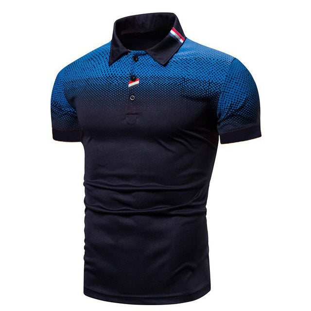 Levoire | Polo Homme Sans Manches Col Côtelé Bleu