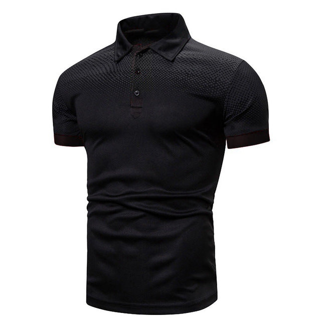 Levoire | Polo Homme Sans Manches Col Côtelé Noir