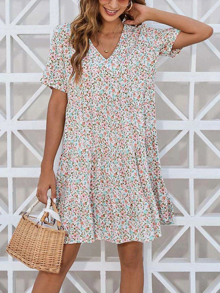 Levoire | Robe D'Été À Fleurs Rosa