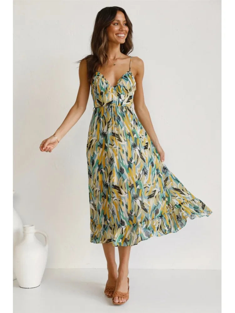 Levoire | Robe D'hiver Élégante Femme Turquoise