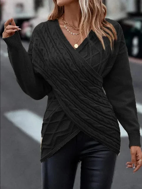 Levoire | Pull Élégant Femme Noir