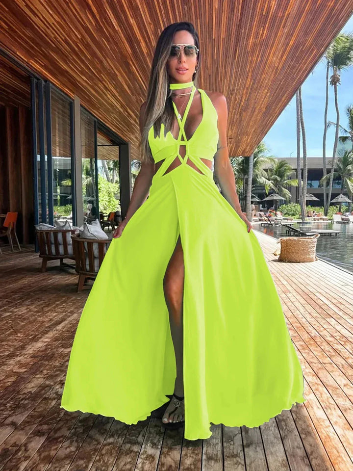 Levoire | Robe Longue À Fente Haute Sans Dos Knappert