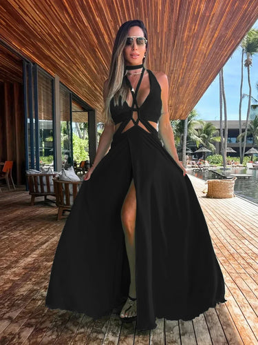 Levoire | Robe Longue À Fente Haute Sans Dos Knappert