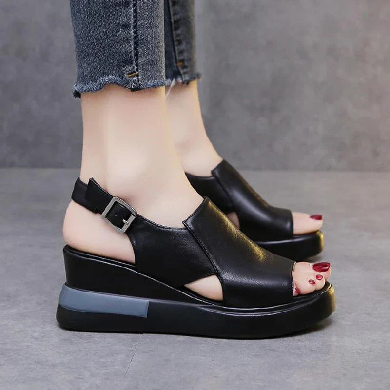 Levoire | Sandales à talons avec design ergonomique Noir
