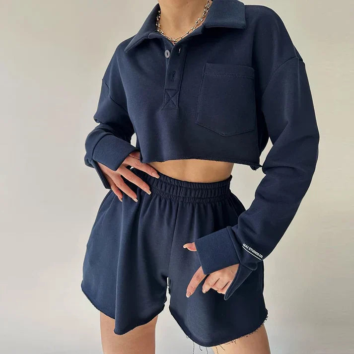 Levoire | Muotikas Combinaison Élégante Chic Bleu