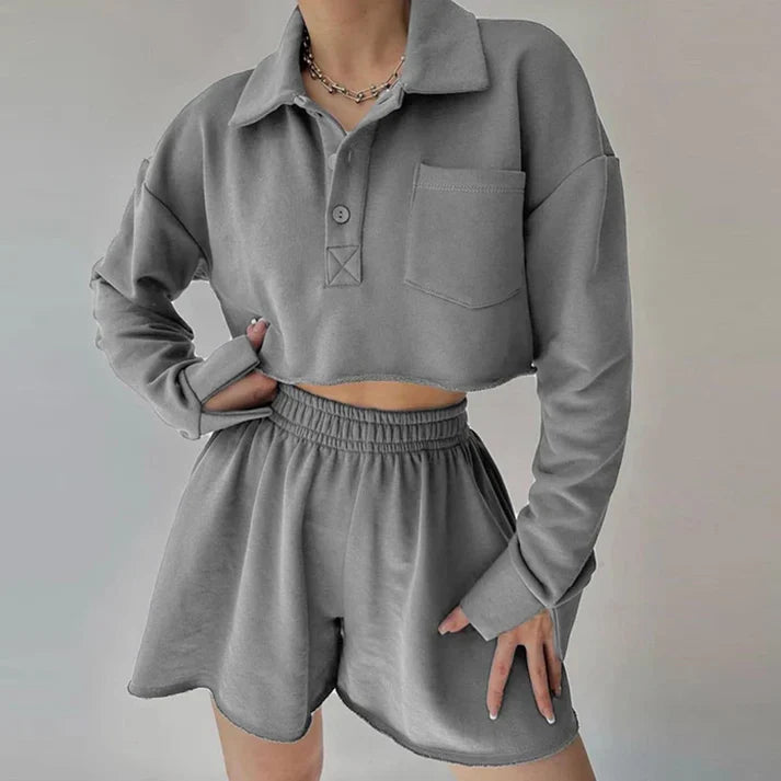 Levoire | Muotikas Combinaison Élégante Chic Gris