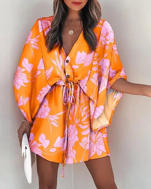 Levoire | Mini Boho Robe D'Été Pour Femmes Pour Un Look Décontracté Style 4