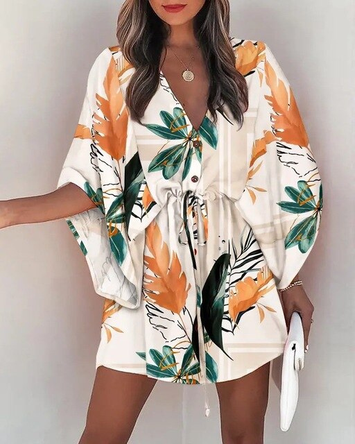 Levoire | Mini Boho Robe D'Été Pour Femmes Pour Un Look Décontracté Style 3