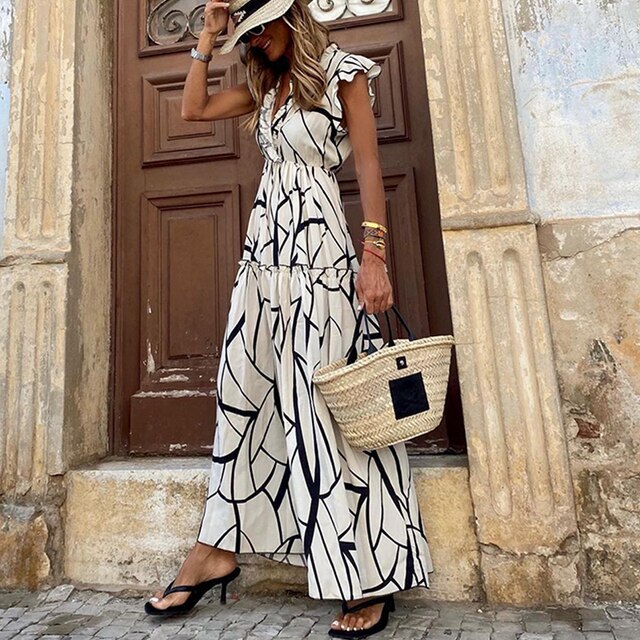 Levoire | Robe D'Été Style Bohème Blanc