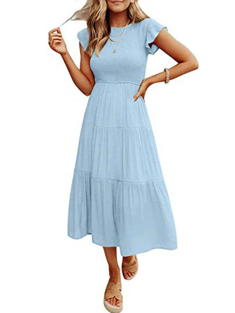 Levoire | Robe De Vendange Pour Femmes Bleu clair