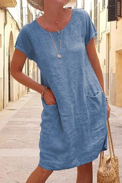 Levoire | Robe Décontractée Bleu