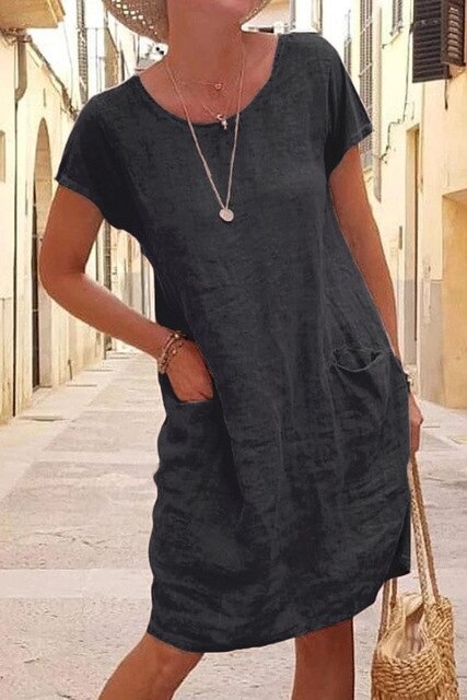 Levoire | Robe Décontractée Noir