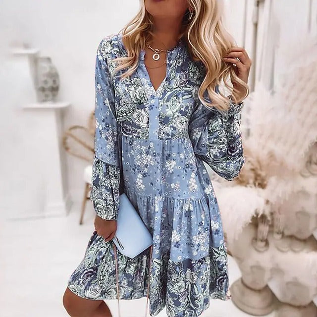 Levoire | Robe d'été à la mode pour femmes Bleu