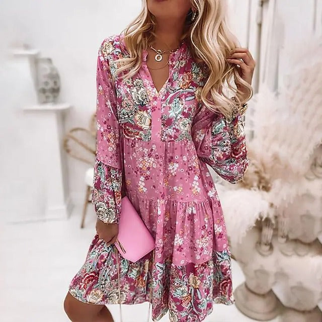 Levoire | Robe d'été à la mode pour femmes Rose