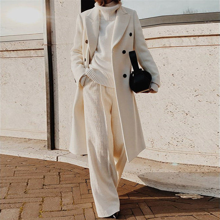 Levoire | Veste à double cordon de serrage unie BLANC S