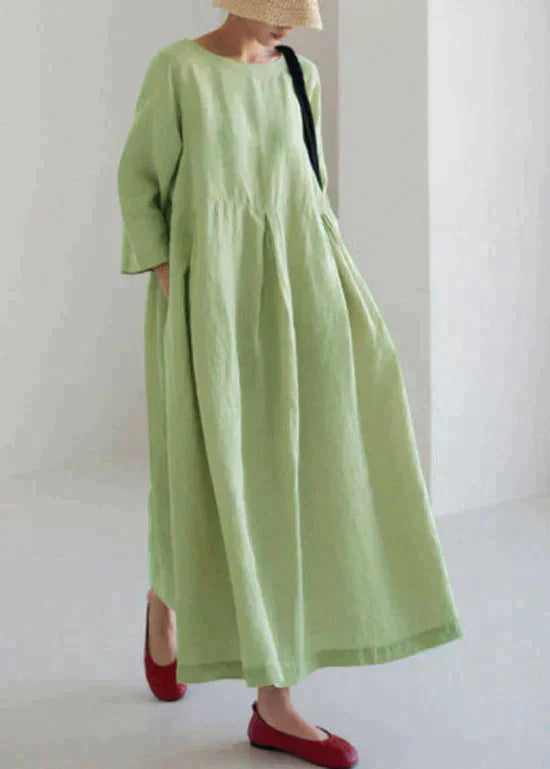 Levoire | Robes Patchwork De Poches Vert