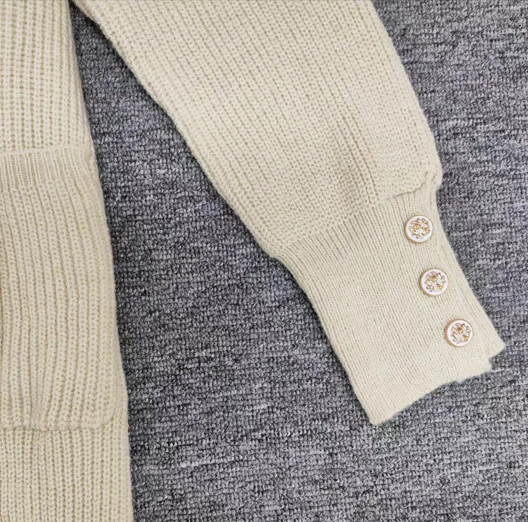 Levoire | Pull Décontracté Élégant Avec Découpes Lâches Et Poches
