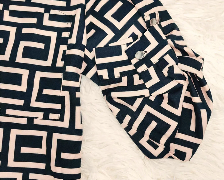 Levoire | Pull Longue Luxueux À Manches Longues Avec Imprimé Génial