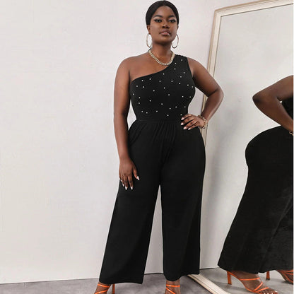 Levoire | pantalon en maille à volants sans bretelles NOIR