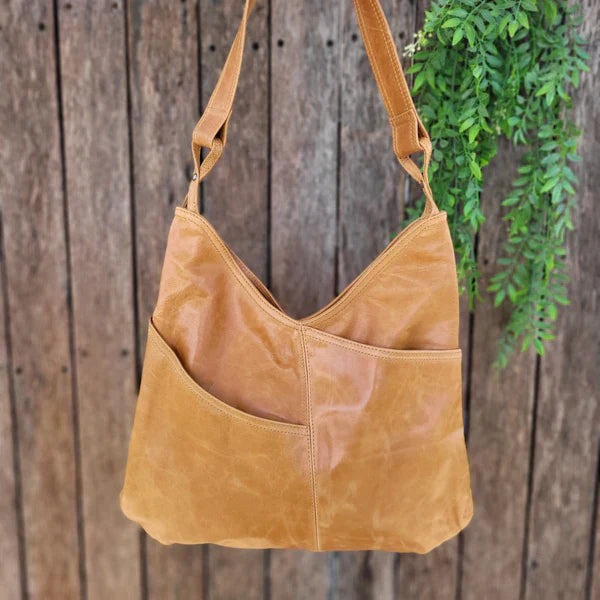 Levoire | Luxueux Sac En Cuir Élégant & Pratique Brun clair