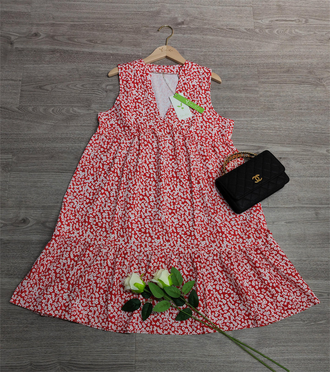 Levoire | Mini Robe Sans Manches Pour Femmes - Rouge