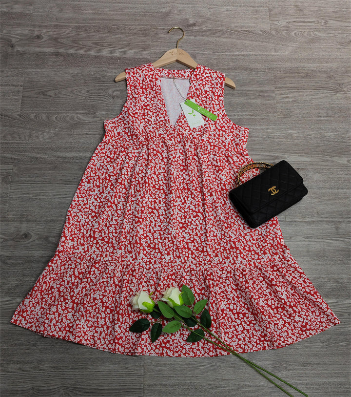 Levoire | Mini Robe Sans Manches Pour Femmes - Rouge