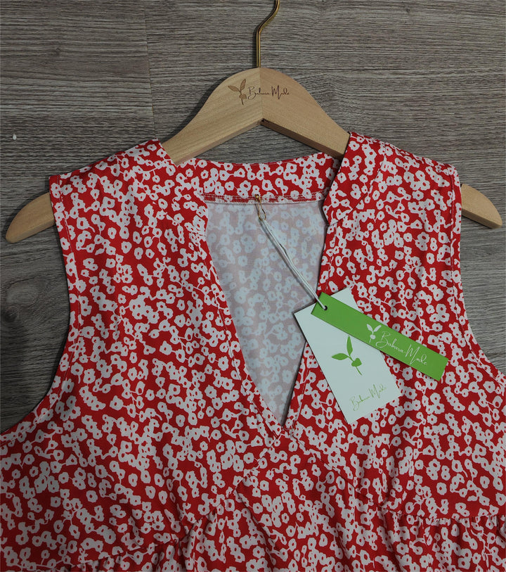 Levoire | Mini Robe Sans Manches Pour Femmes - Rouge
