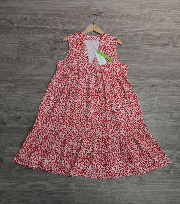 Levoire | Mini Robe Sans Manches Pour Femmes - Rouge