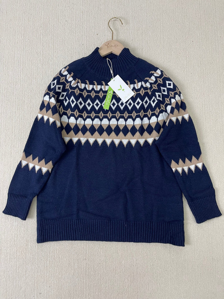 Levoire | Pull Géométrique