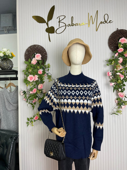 Levoire | Pull Géométrique