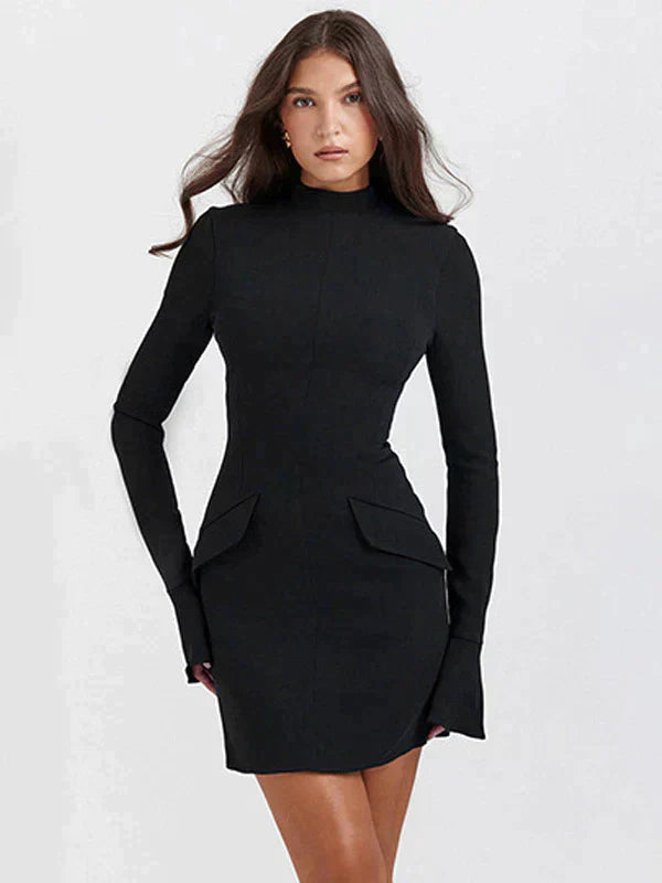 Levoire | Robe Intelligente Avec Élégance Noir