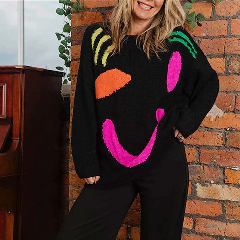 Levoire | En Tricot Décontracté Smiley