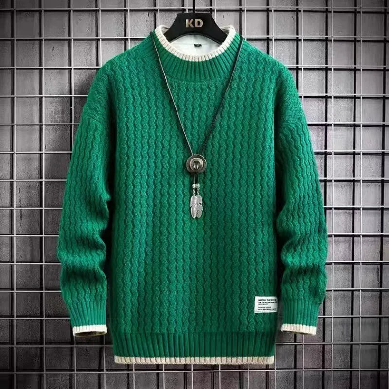 Levoire | Pull en maille douce et chaude Vert