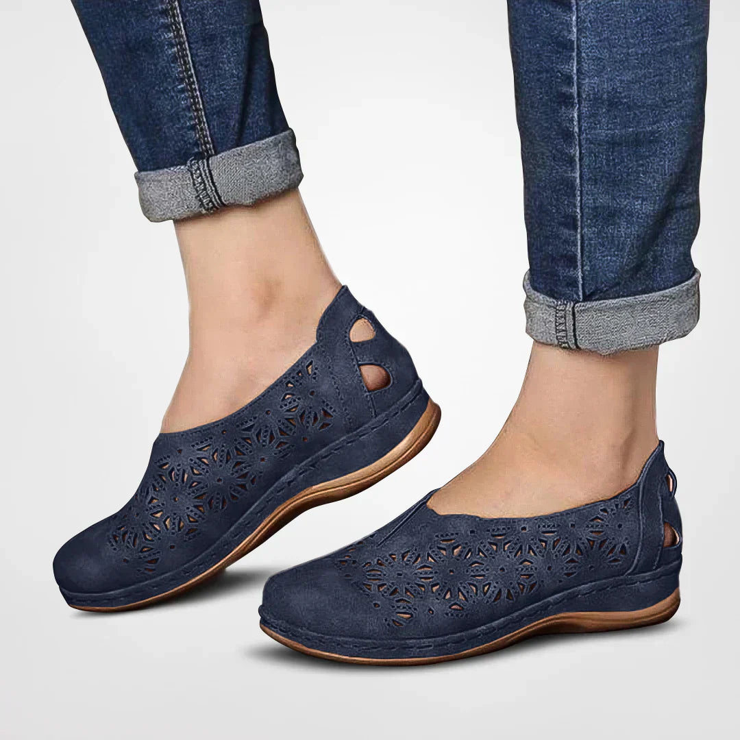 Levoire | Chaussures souples perforées Bleu