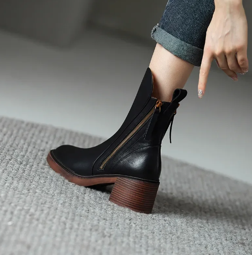 Levoire | Bottes À Talon Aigu En Pointe Antidérapantes Durables Avec Tirant Latéral