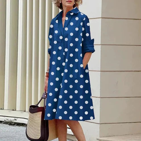 Levoire | Robe Chemise Pour Femmes Bleu