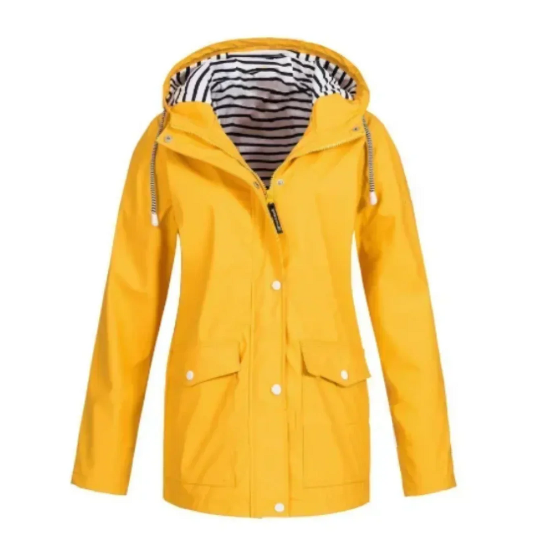 Levoire | Veste Imperméable À La Mode Pour Femmes Jaune