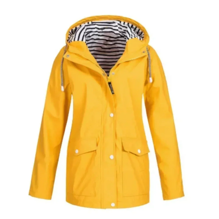 Levoire | Veste Imperméable À La Mode Pour Femmes Jaune